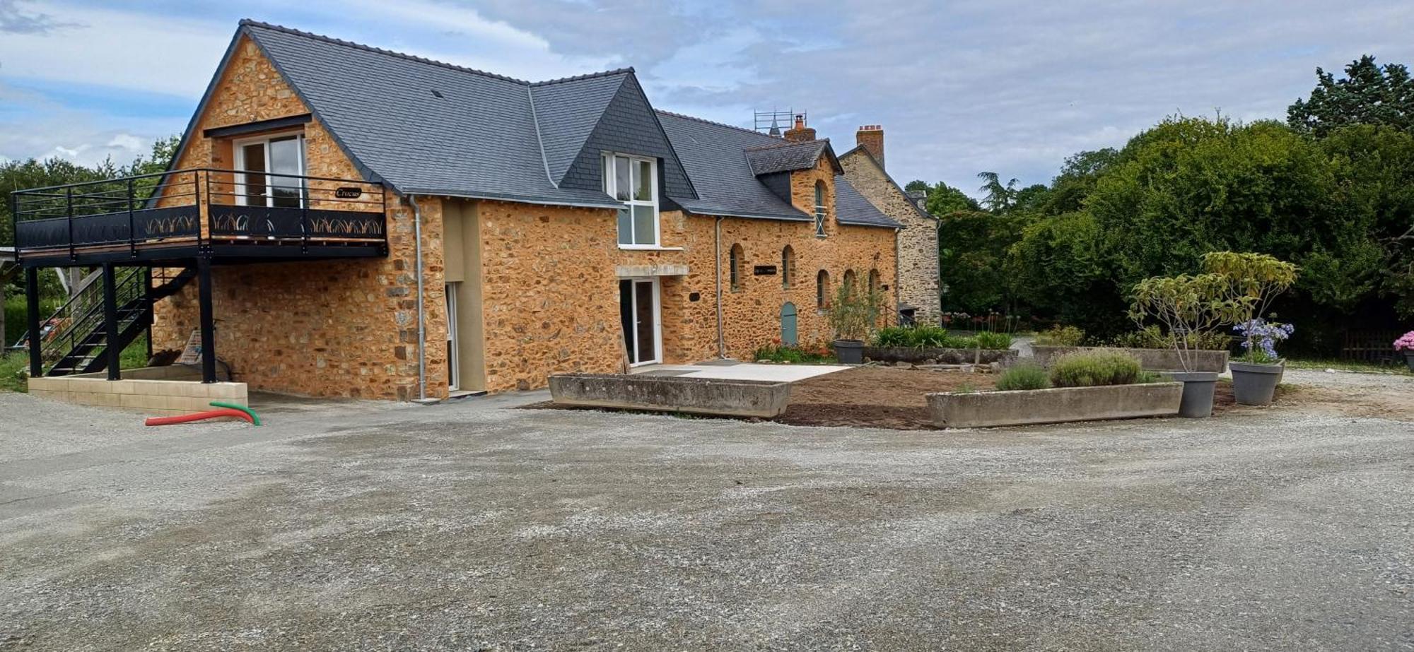 Logis De La Provosterie - Cyclamen Villa Ahuillé Buitenkant foto